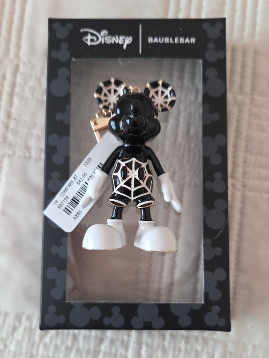 BaubleBar Accessories - Baublebar Disney Mickey Spiderweb Keychain